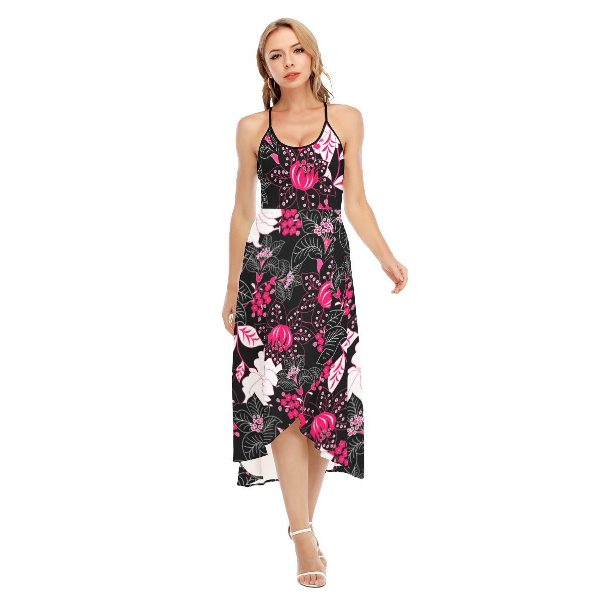 Women's Tropic Style Cami Vest Top Dress