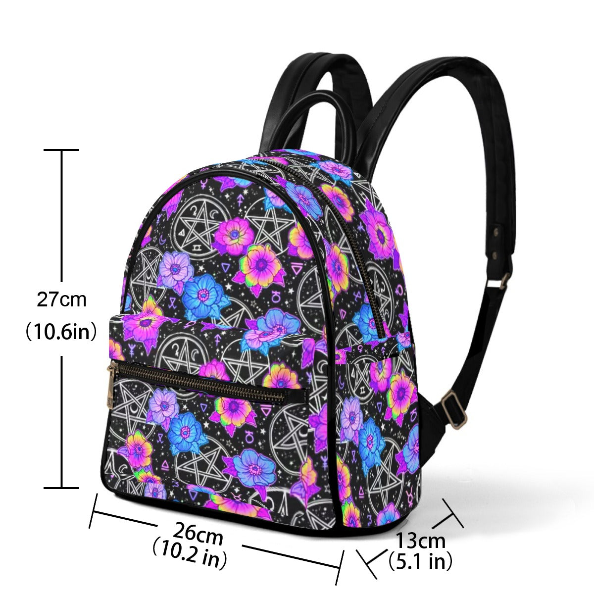 Magical Flowers Small Size Backpack