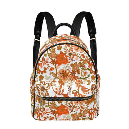 Colorful Floral Small Size Backpack