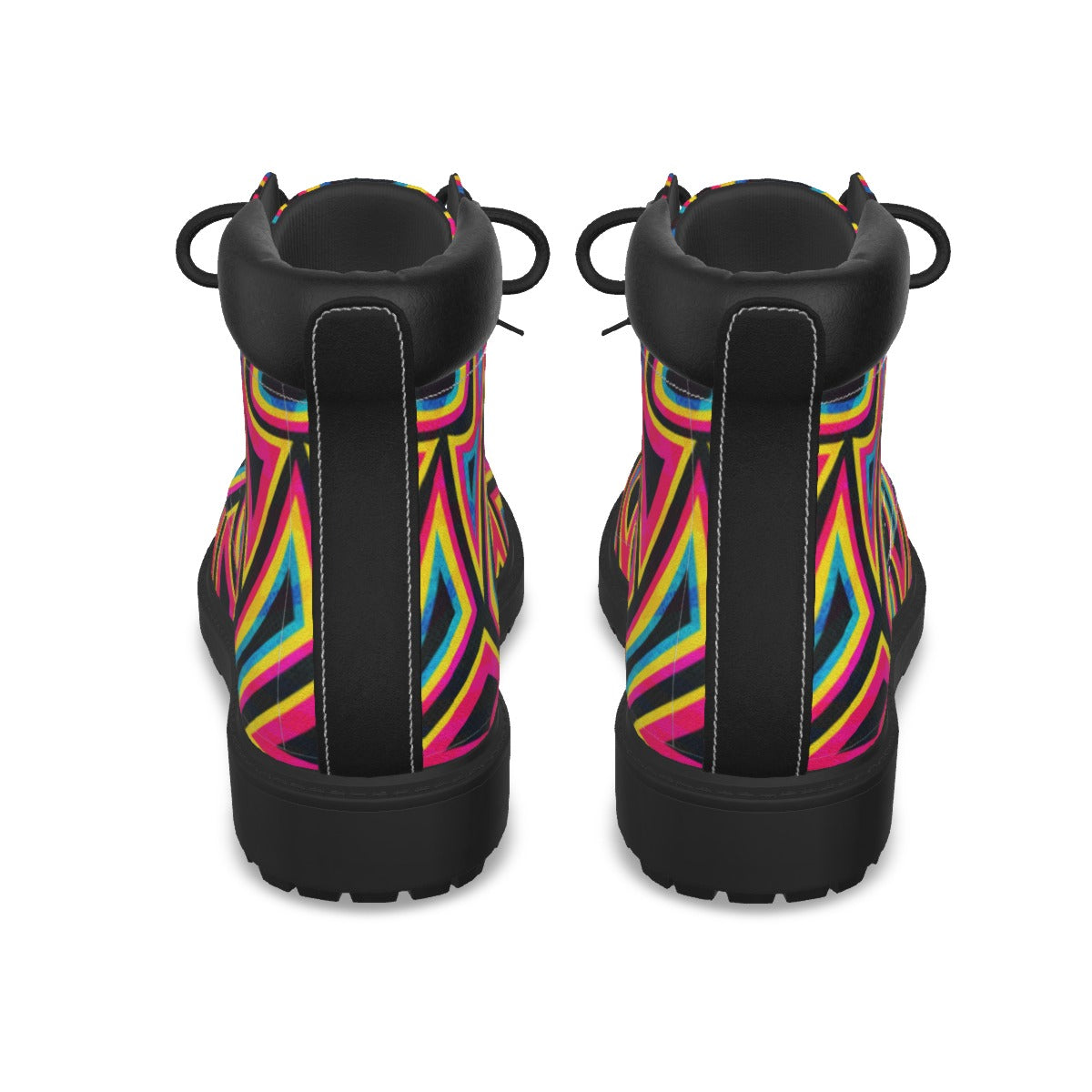 Graffiti Style Men's Short Boots