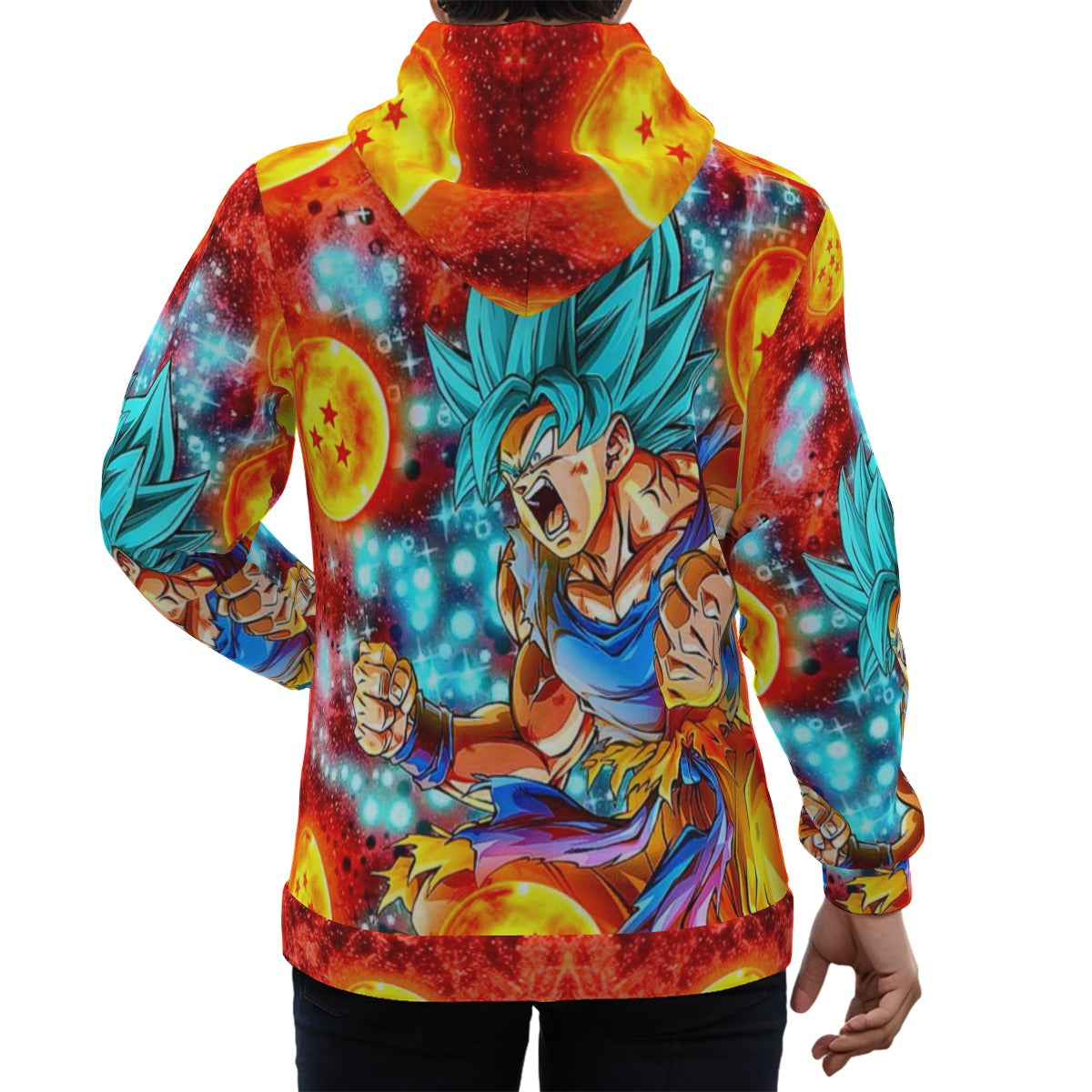 Goku With Dragon Balls Unisex Pullover Hoodie