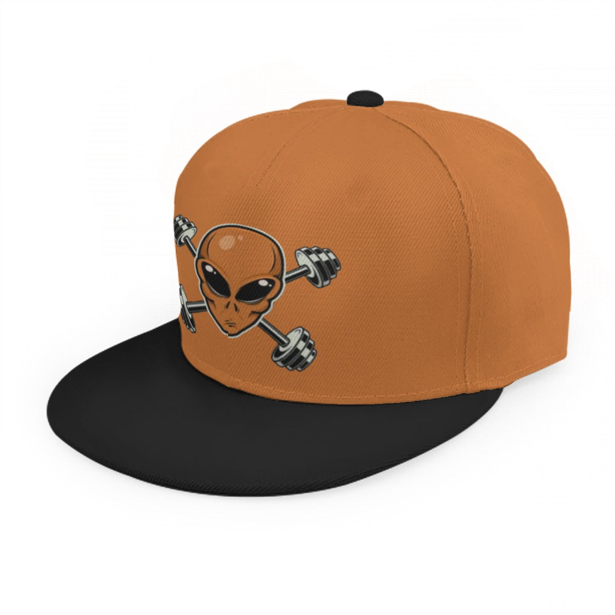 Orange Alien Gym Snap Back