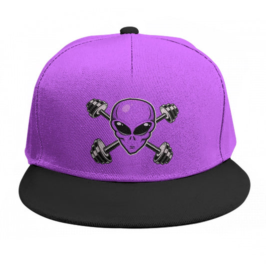 Purple Alien Gym Snap Back