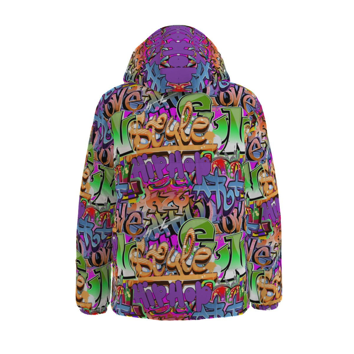 Graffiti Style Winter Time Jacket Unisex