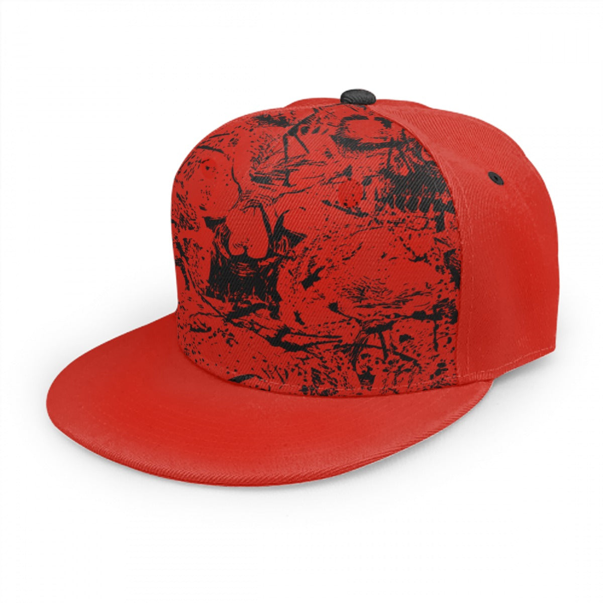 Red & Black Skull Gang Snap Back