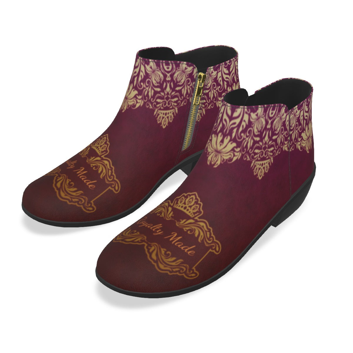 Royalty Made Maroon Men's Fashion Boots