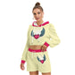 Cute Heart Love With Wings Women's Micro Fleece Hoodie And Shorts Set
