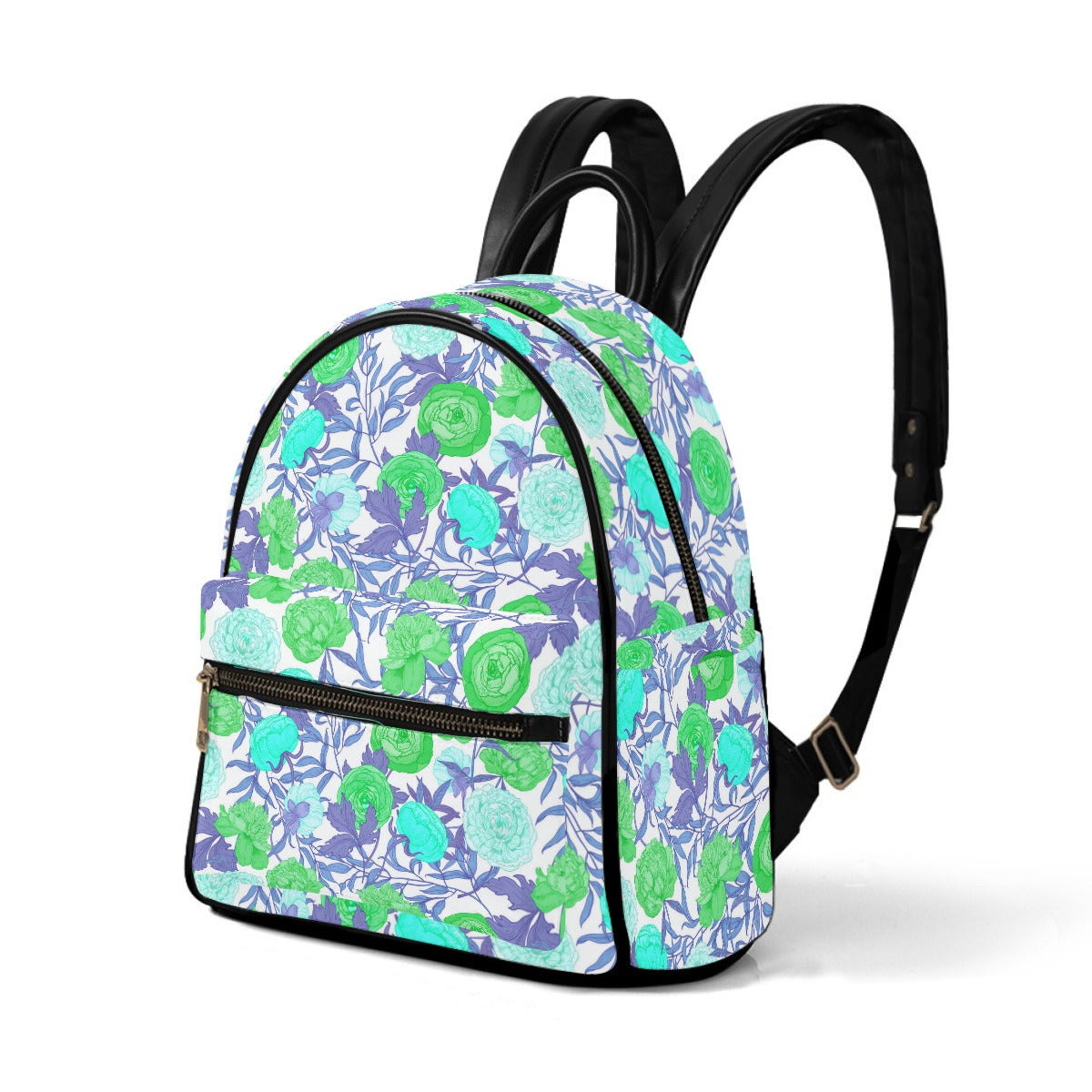 Gorgeous Blooming Flowers Small Size Backpack