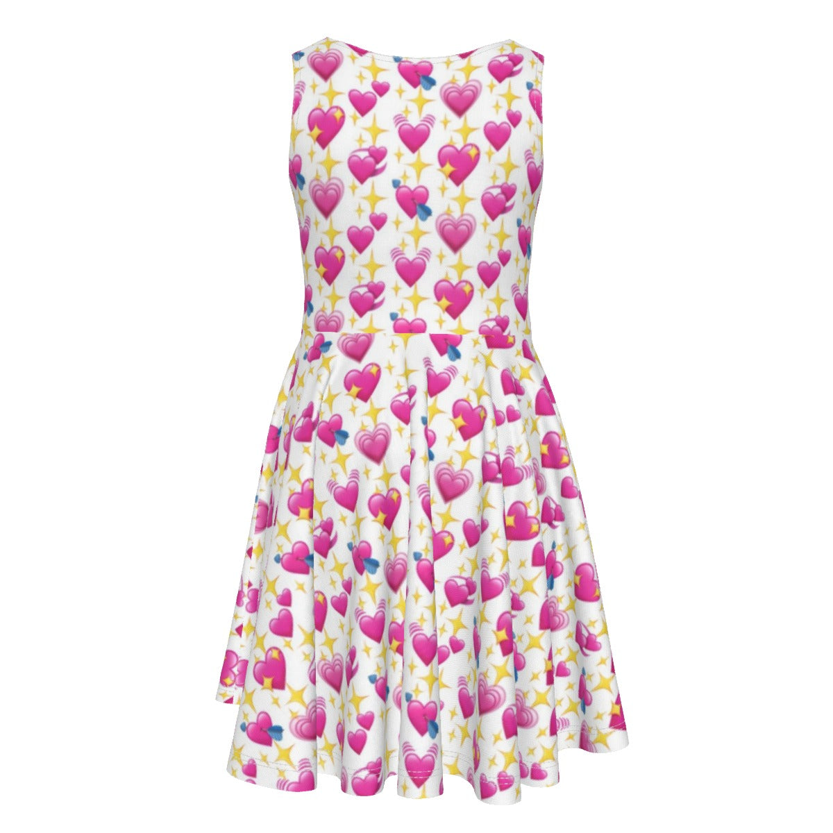 Heart Emoji Kid's Sleeveless Vest Dress