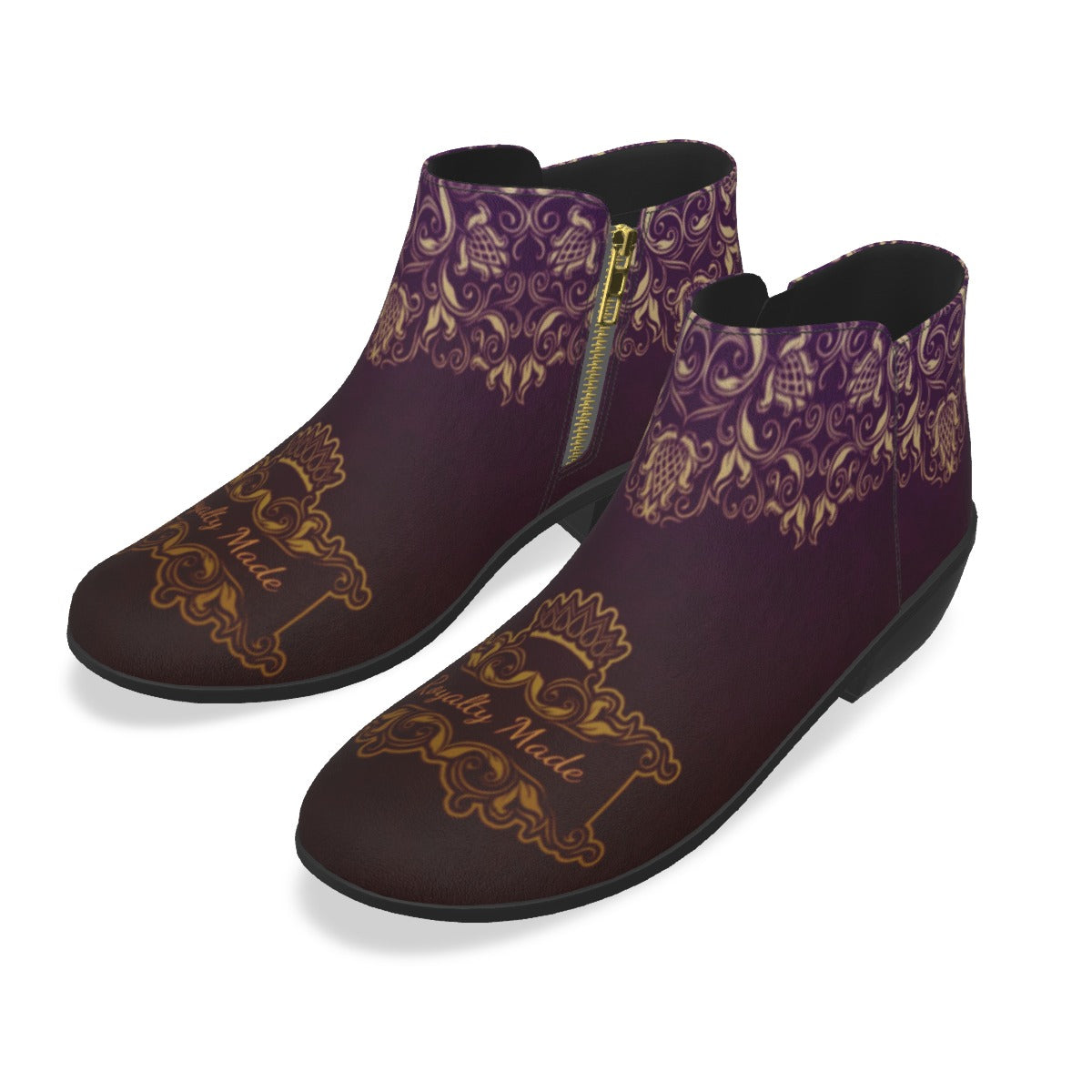 Royalty Made Purple Men's Fashion Boots