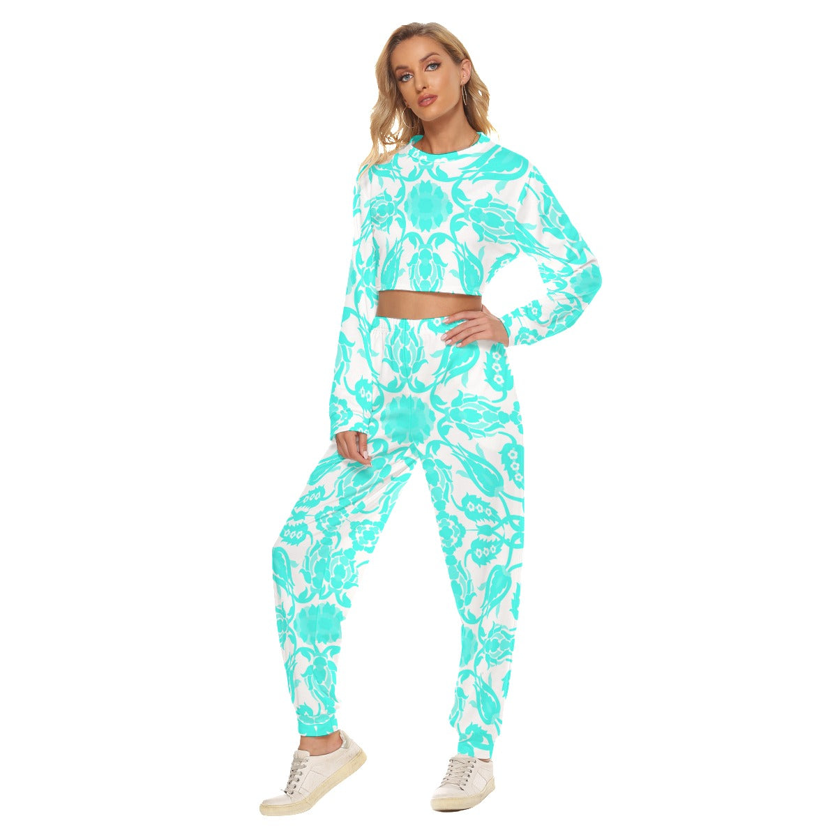 Cute Ass Women's Crop Sweatshirt Suit