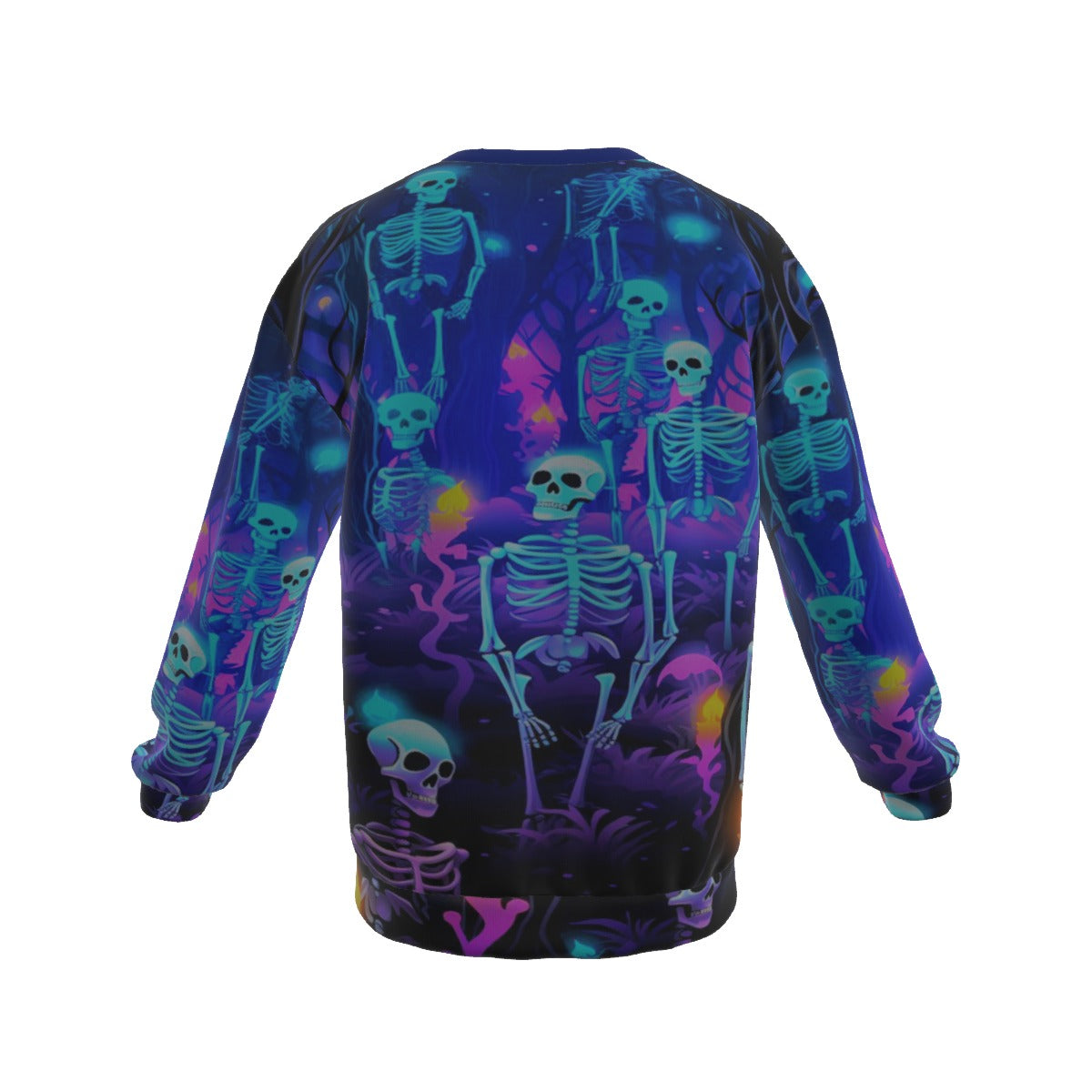 Land Of The Dead Men's Drop Shoulder Round Neck Long-Sleeved Sweatshirt