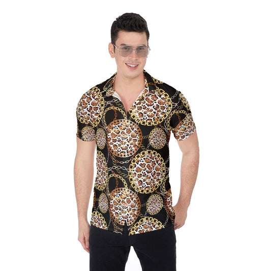 Bellafonte Animal Print Men's Button Up