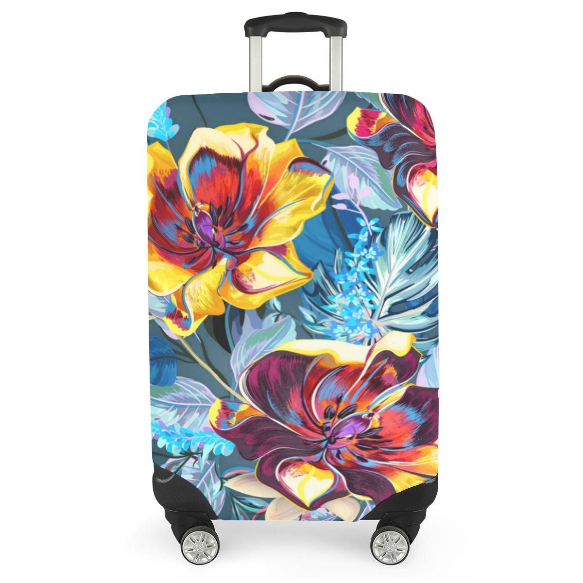 Beautiful Tulips Luggage Cover (With Belt)