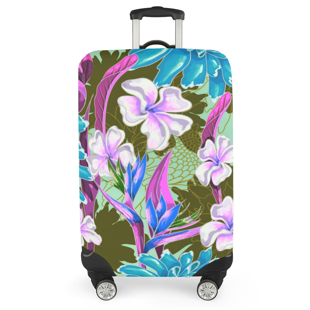 Tropic Vibes Luggage Cover (With Belt)