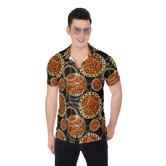 Bellafonte Animal Print Men's Button Up