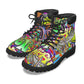 Graffiti Style Women's Short Boots