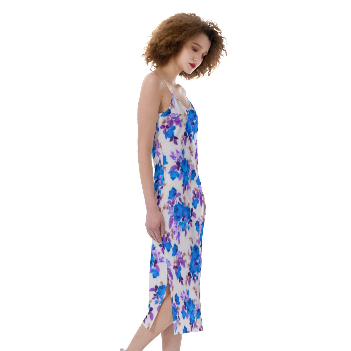 Beautiful Floral Roses Women's Cami Dress