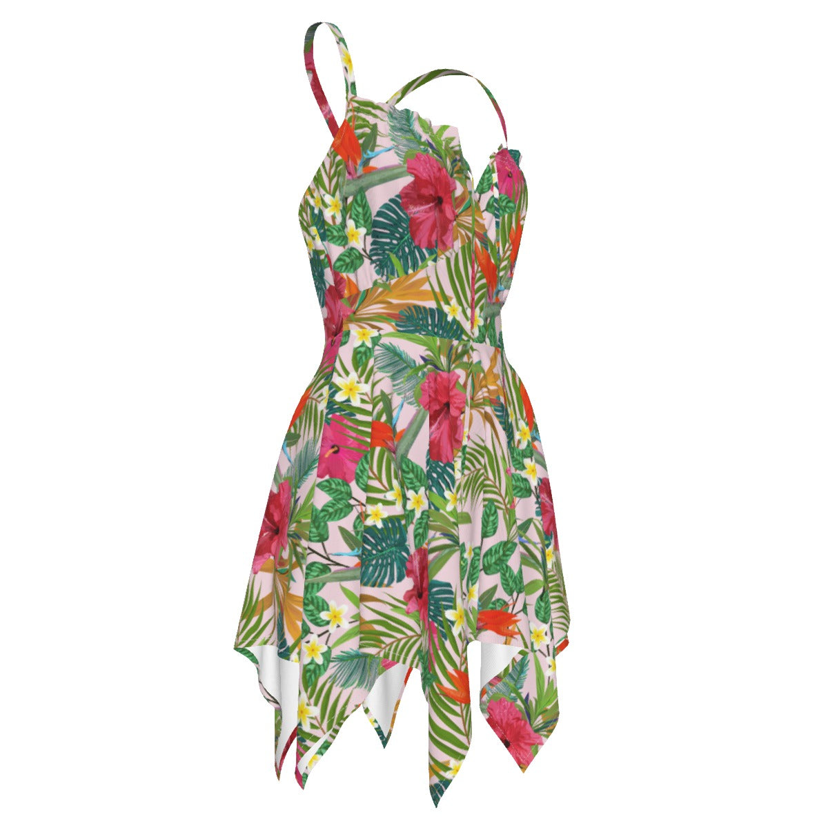 Tropical Flowers Women's Slip Dress