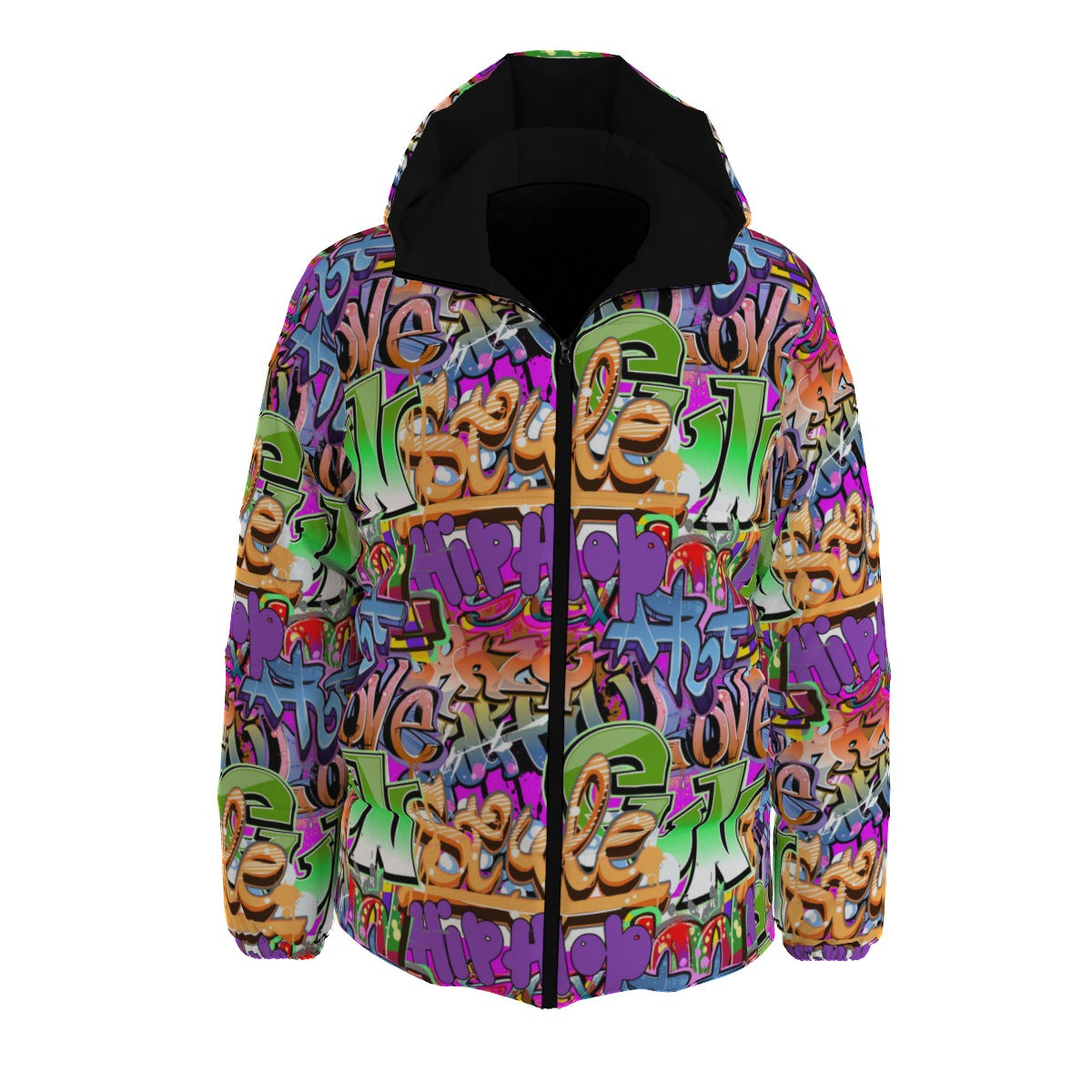 Graffiti Style Winter Time Jacket Unisex