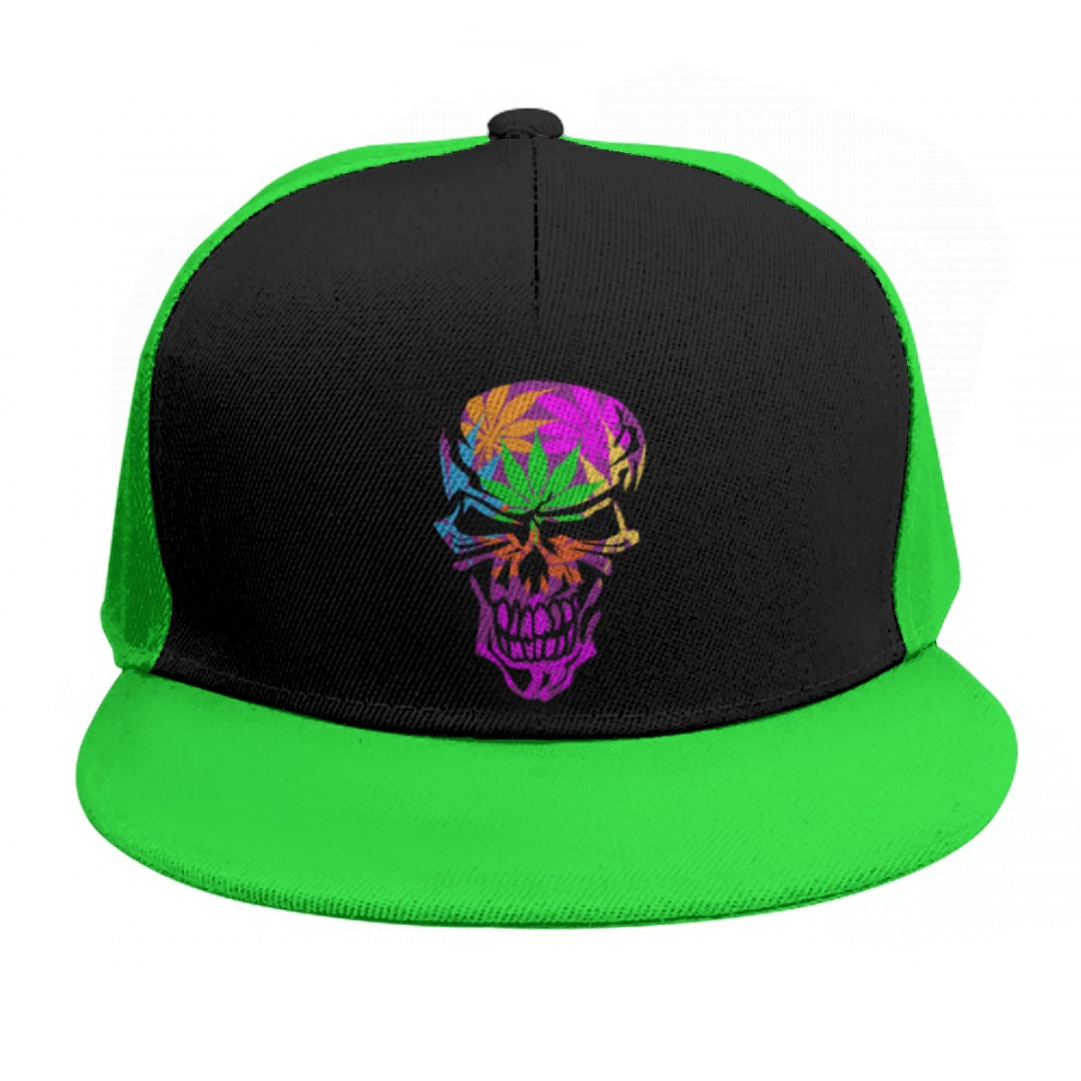 Psychedelic Skull Snap Back