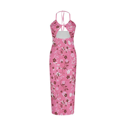 Cute Floral Women's Sexy Hollow Cami Dress