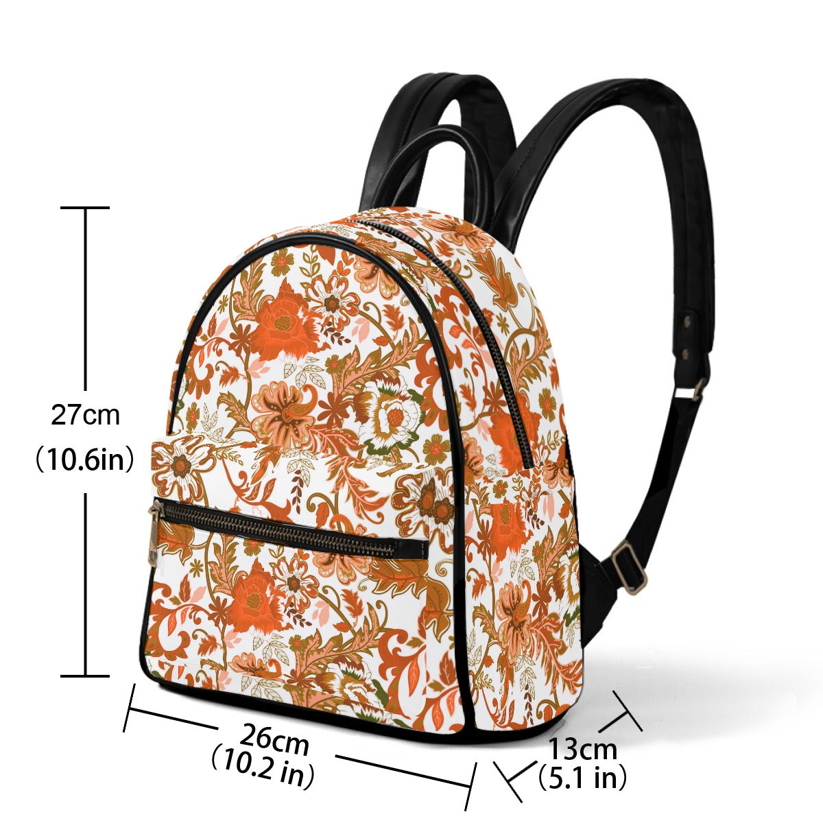 Colorful Floral Small Size Backpack