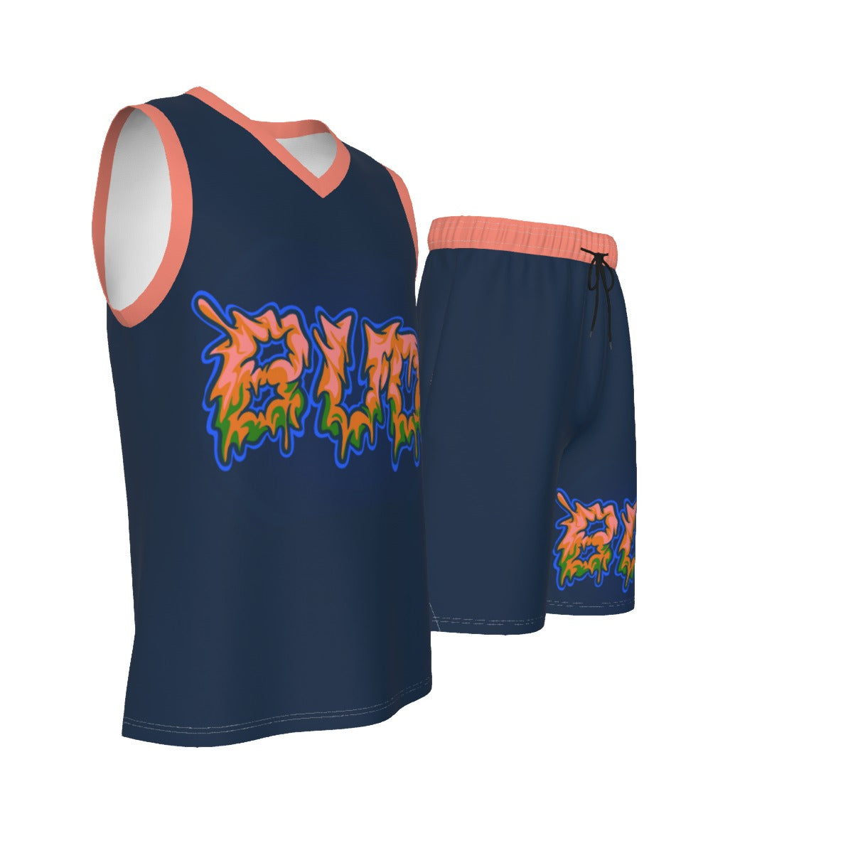 Men's BUD Stoners Only V Neck Basketball Suit