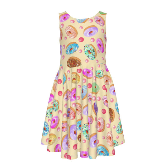 Sweet Treats Kid's Sleeveless Vest Dress