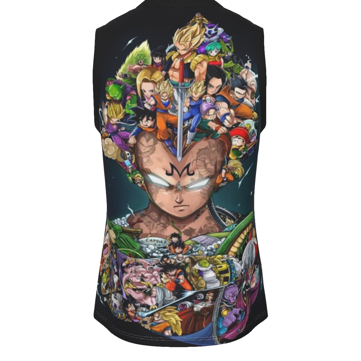 Dragon Ball Z Men's V Neck Basketball Top