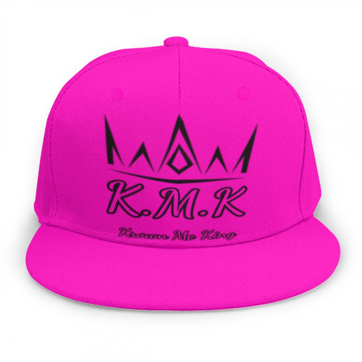 Pink & Black Krown Me King Snap Back