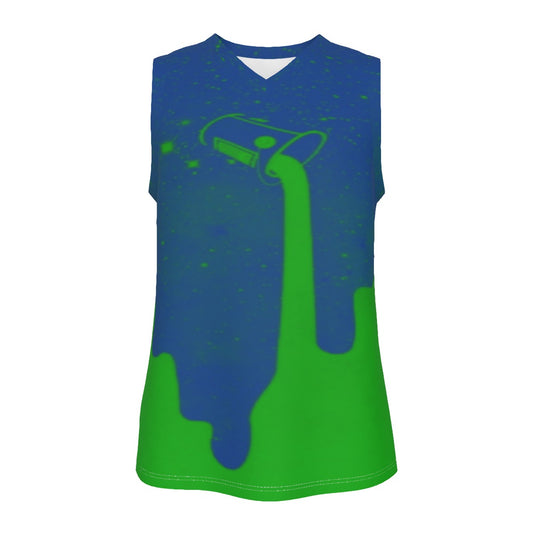 Pour Up Men's V Neck Basketball Top