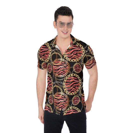 Bellafonte Animal Print Men's Button Up