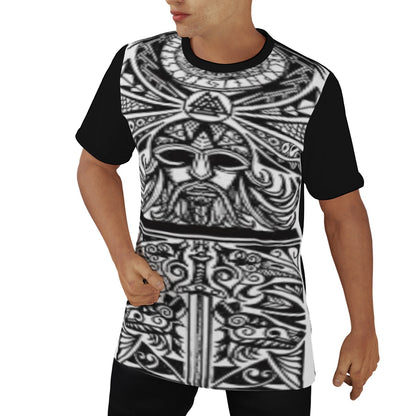 Men's Tattoo Style O-Neck T-Shirt