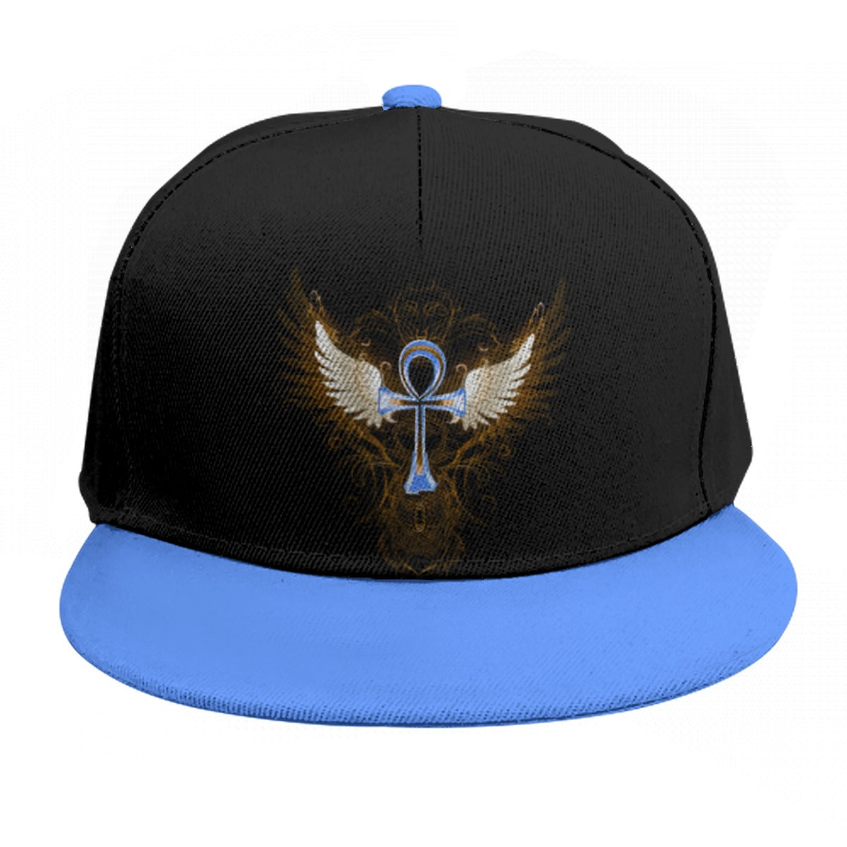 Blue Ankh Snap Back