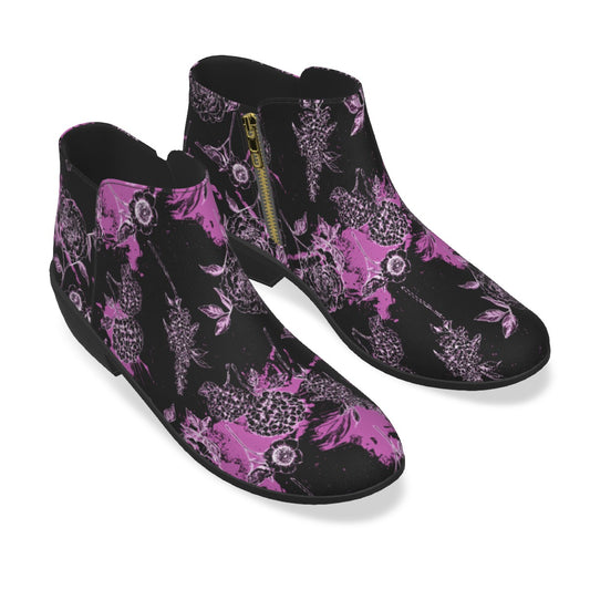 Cris'sai's Pretty Little Flowers Men's Fashion Boots