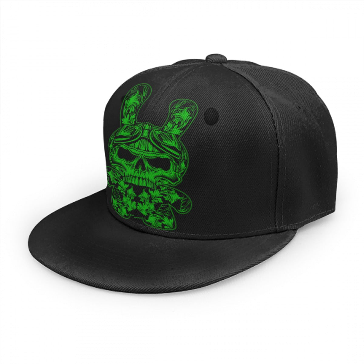 Black & Green B RABB Snap Back