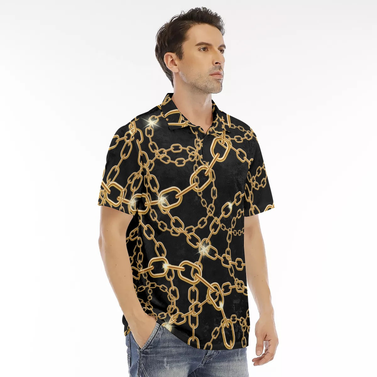 Brake The Chains Men's Polo Shirt