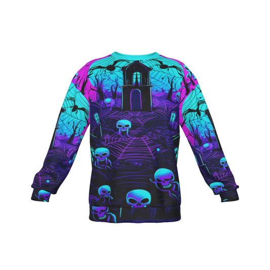 Land Of The Dead Men's Drop Shoulder Round Neck Long-Sleeved Sweatshirt