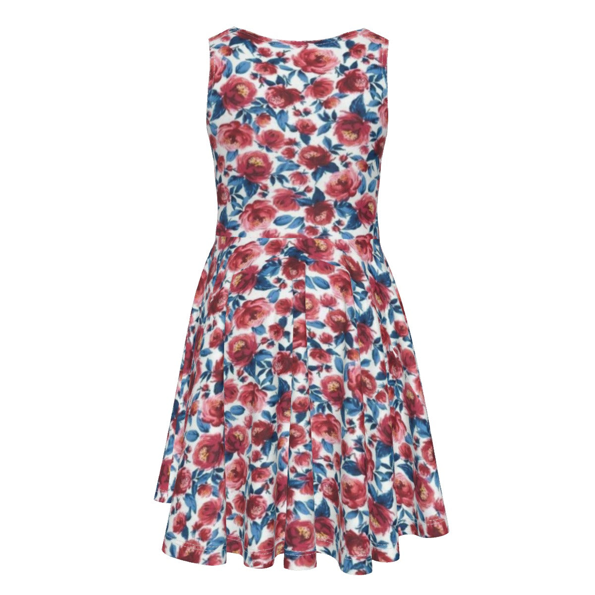 Cris'Sai's Pretty Little Flowers Kid's Sleeveless Vest Dress