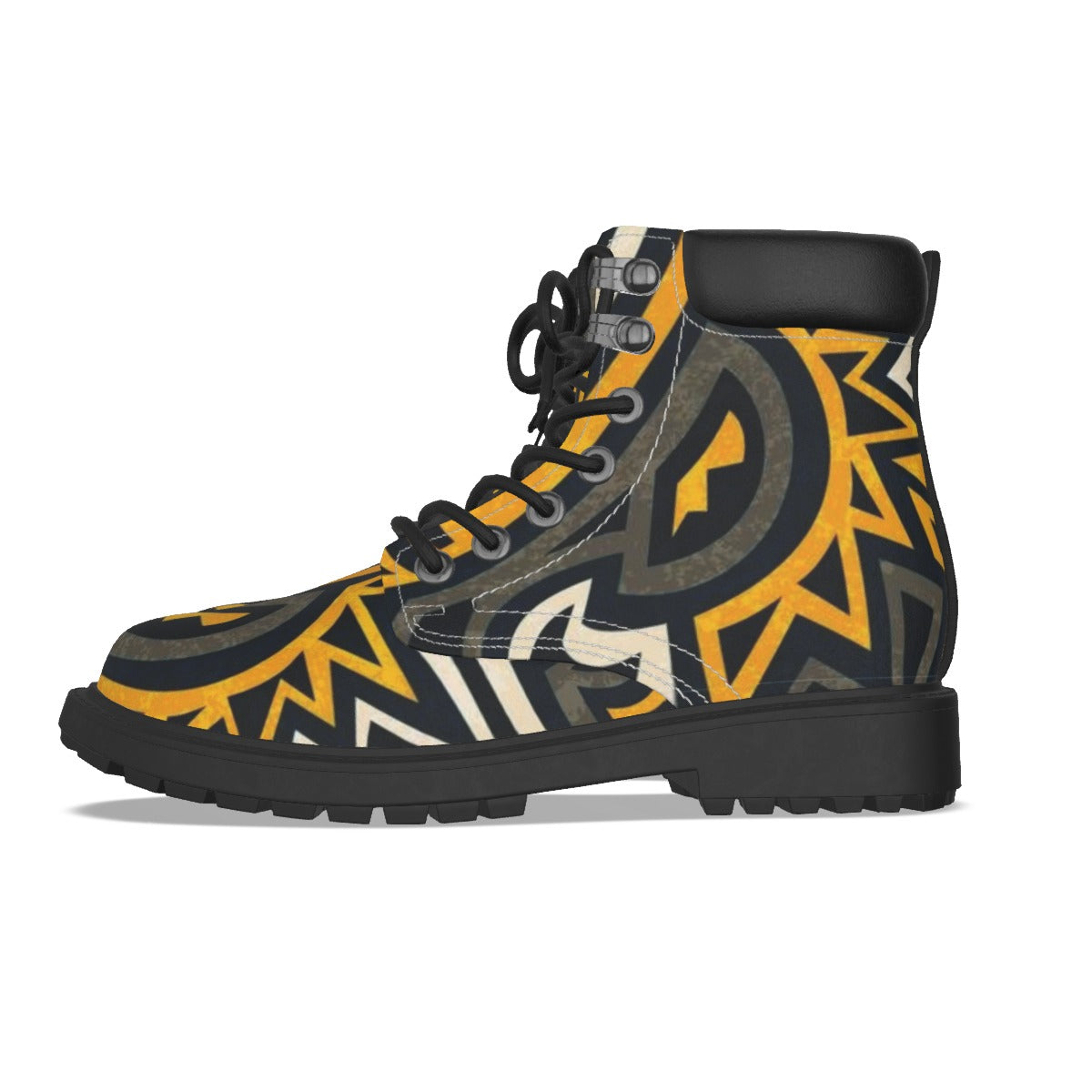 Graffiti Style Men's Short Boots