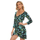 Spring Time Women's Off-shoulder Long Sleeve Dress
