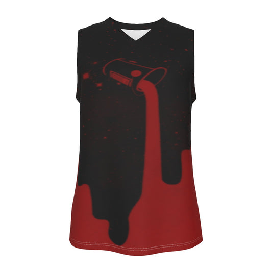 Pour Up Men's V Neck Basketball Top