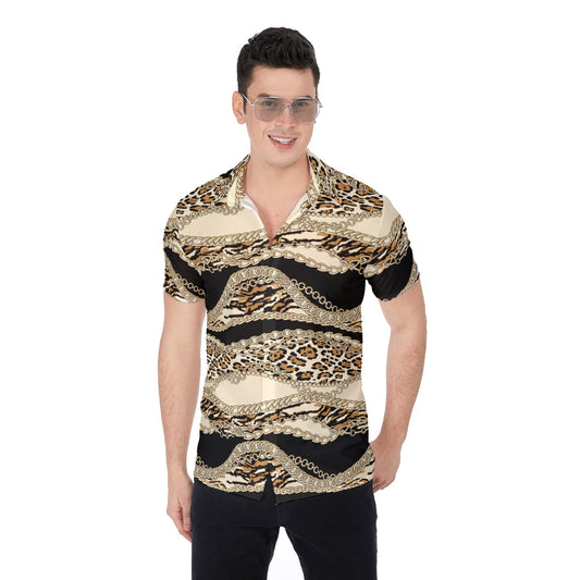 Bellafonte Animal Print Men's Button Up