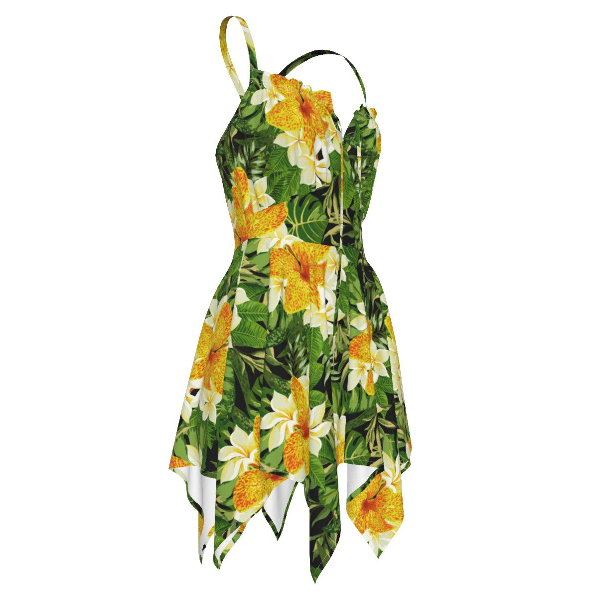 Tropical Flowers Women's Slip Dress