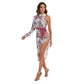 Red Roses Women's Side Cutout Dress