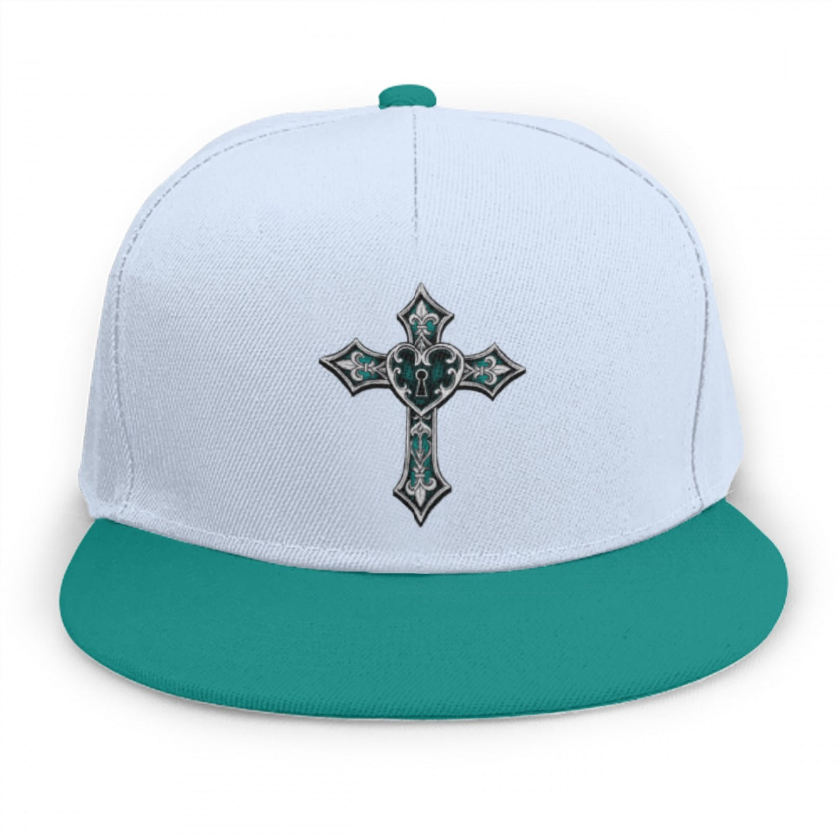 Heart & Cross Snap Back