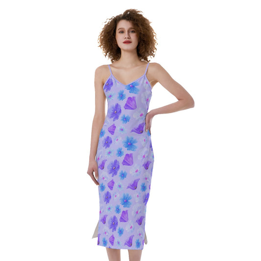 Beautiful Floral Style Women's Cami Dress