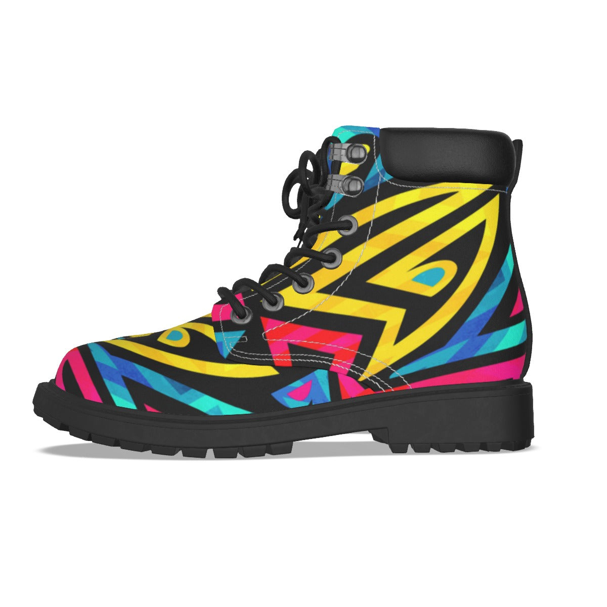 Graffiti Style Women's Short Boots