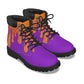 Drippy Orange & Purple Women's Short Boots